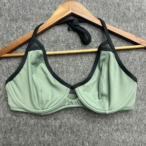 Venus Bikini Top Size D Womens Green Black Wired Swim Bathing